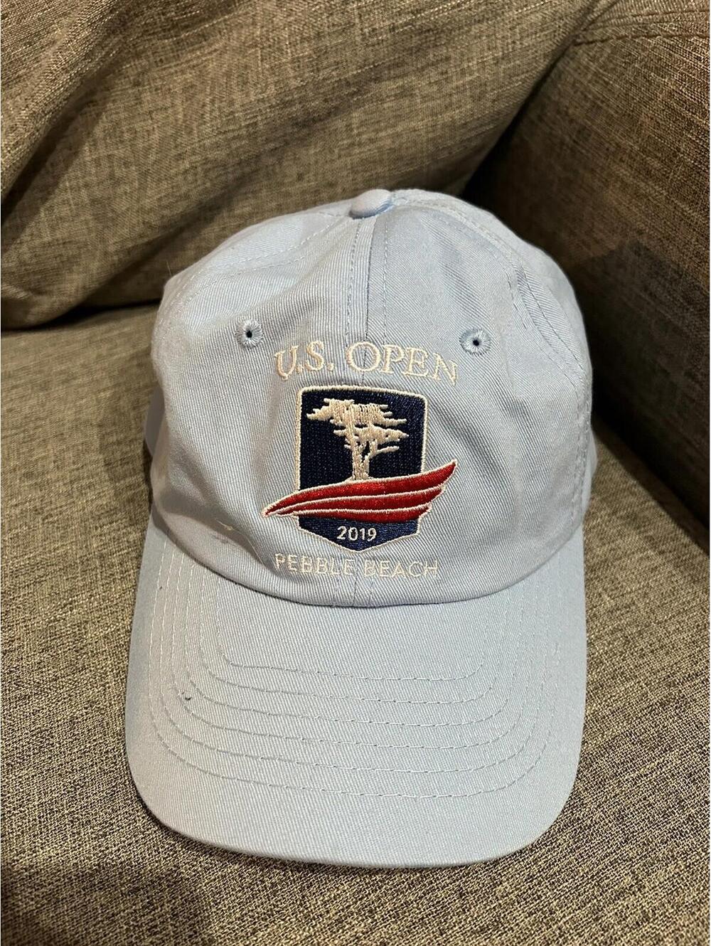2019 US Open Pebble Beach Hat USGA Member Blue Adult OS Baseball Cap
